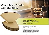 Vista 2 de Filtro de café de cono #4 (natural sin blanquear, 100)