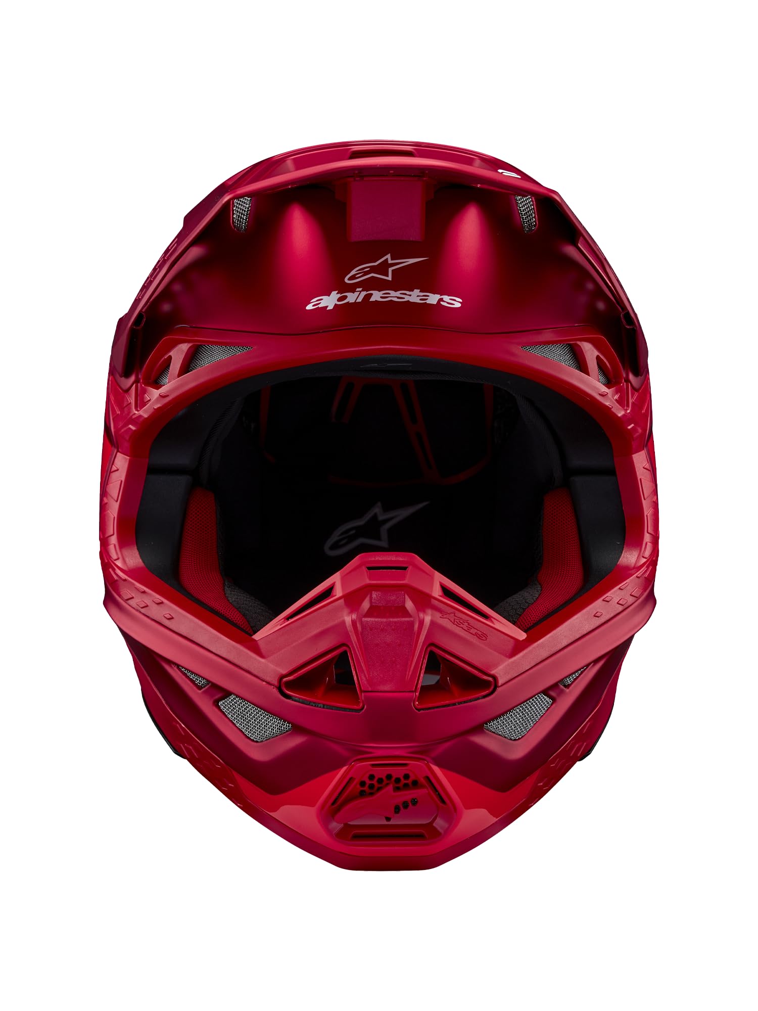 Alpinestars Supertech M10 Flood Helmet XS, Red Fluo/Red Matte & Glossy : Automotive