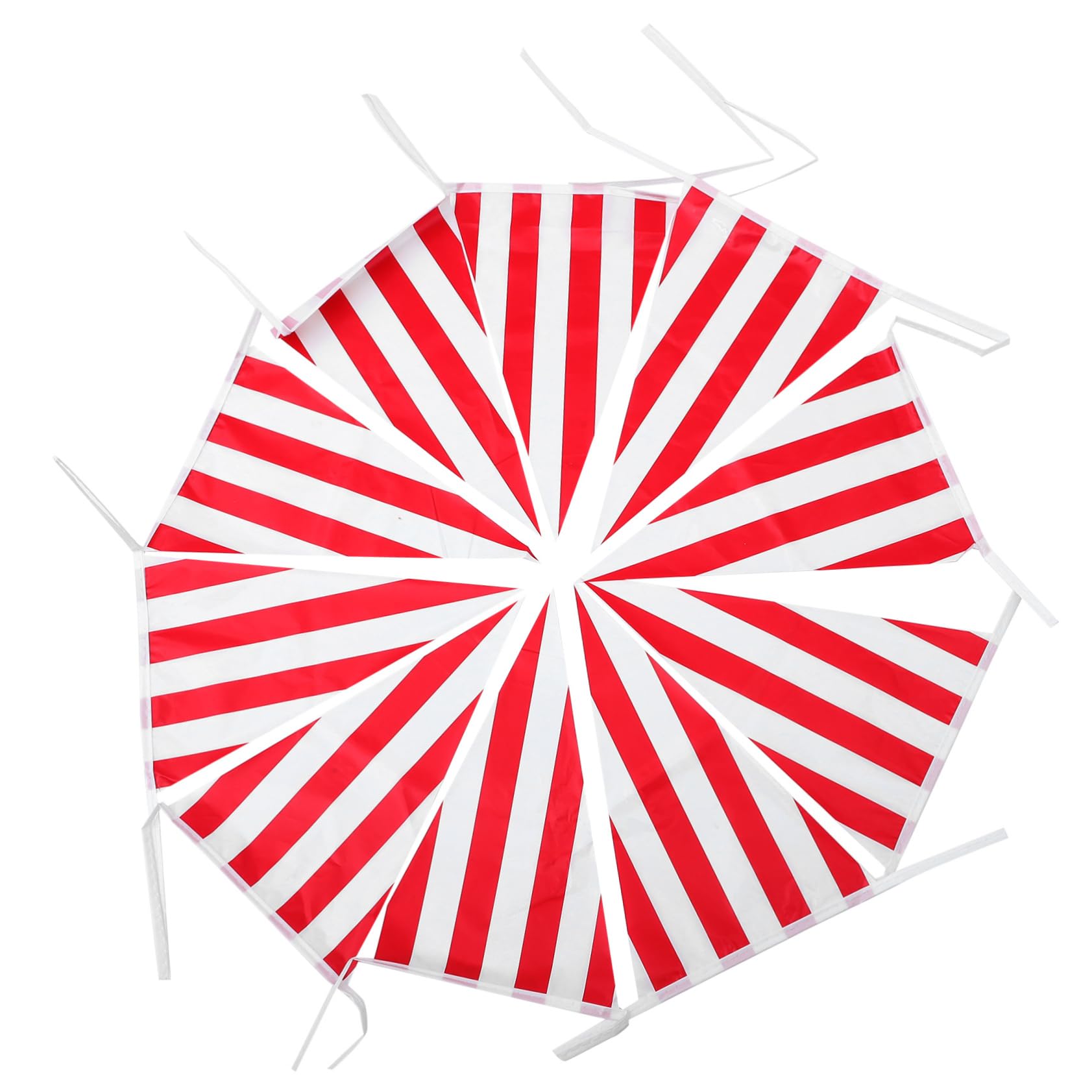 TOYANDONA 4juegos Banderín De Fiesta Diseño De Triángulos Rojos y Decoración Para Cumpleaños y Eventos Temáticos Paneles De Metros De Longitud Para Celebrar Ocasiones