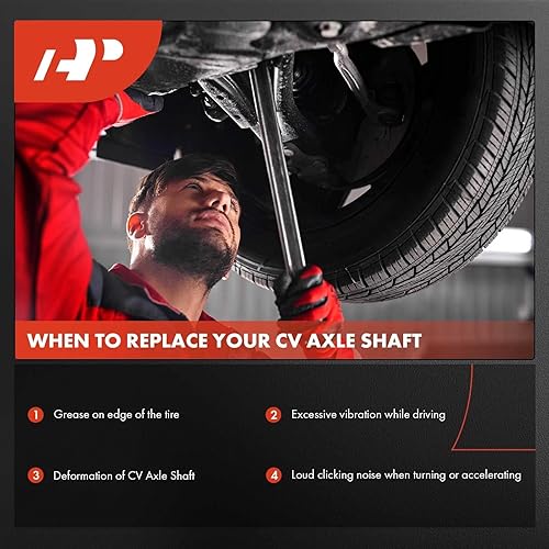 Miniatura 8 de A-Premium Par (2) Conjunto de eje delantero CV compatible con Chevrolet Impala, Monte Carlo, Venture & Buick Allure, Century, LaCrosse y Oldsmobile