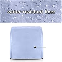 Vista 5 de Yarwo Funda para batidora de pie compatible con batidora KitchenAid de 6-8 cuartos, cubierta protectora contra el polvo con asa superior y bolsillos