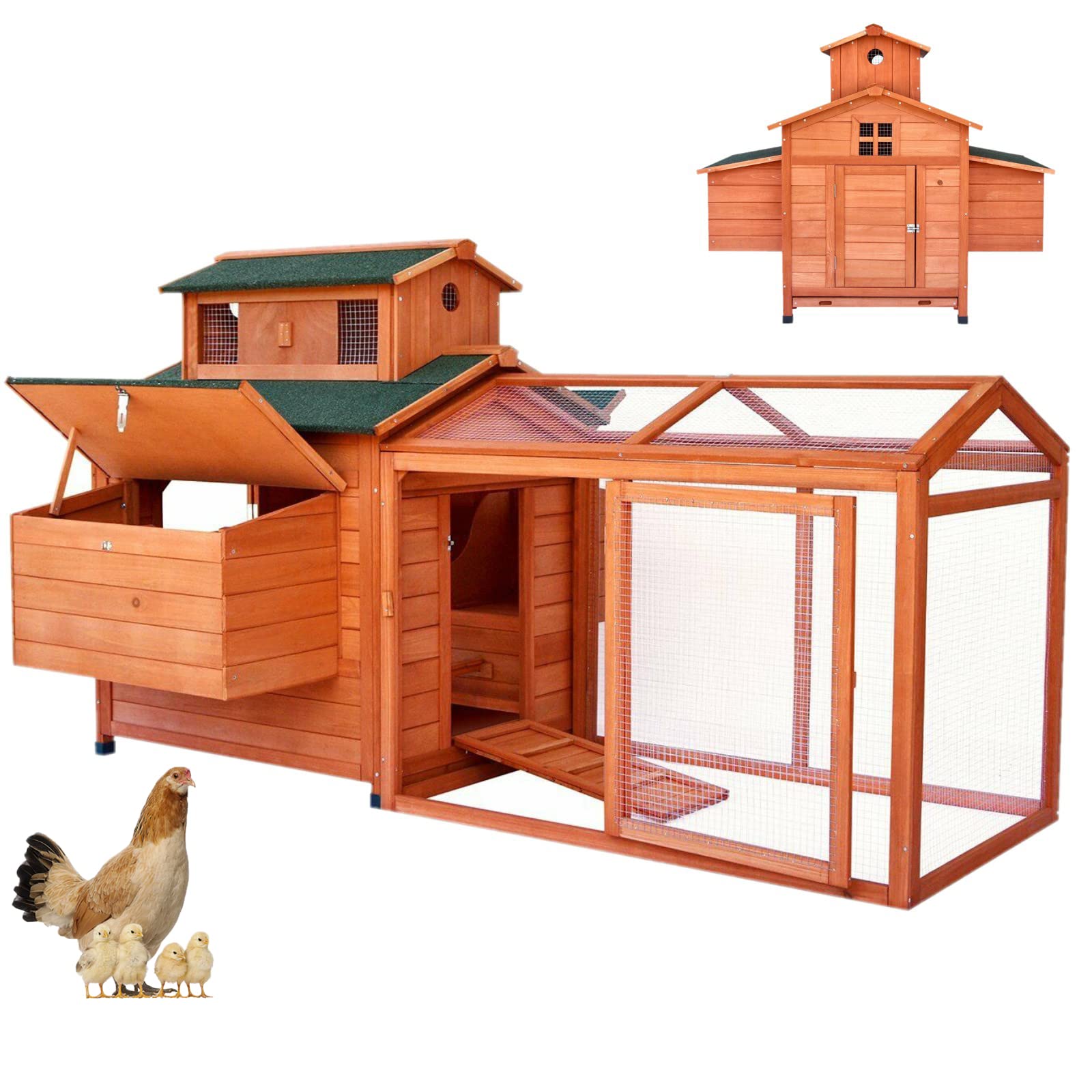 11.25" WIDE 2" Thick OutDoor Chicken Coop Pressure Treated Critter Wood