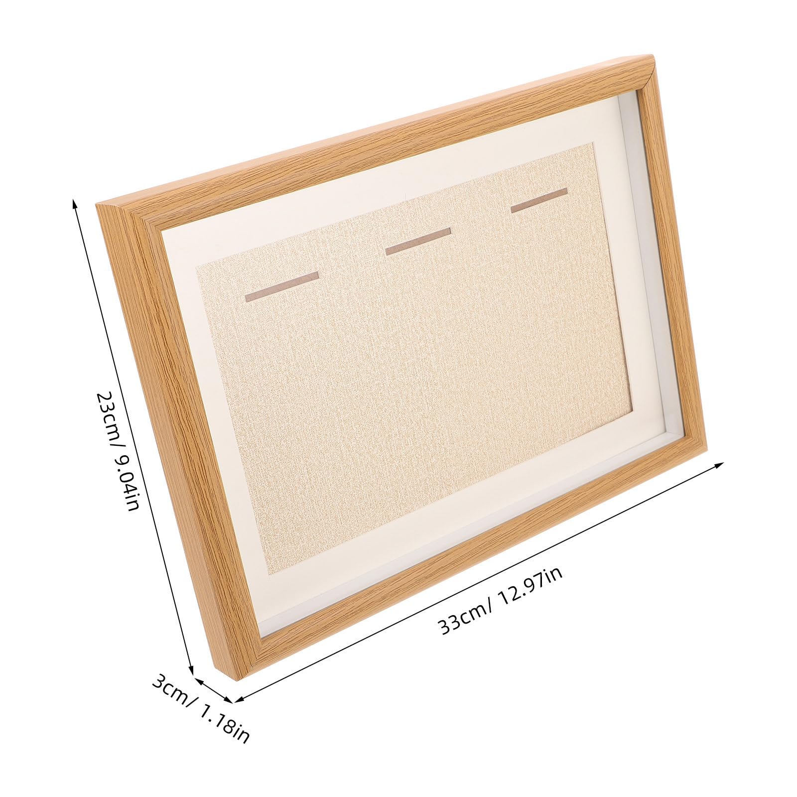 Mikikit Medaillen Display und Glas Eleganter Medaillen Bilderrahmen mit Multifunktionalem Design 3 Stück zur Präsentation von Auszeichnungen und Pokalen
