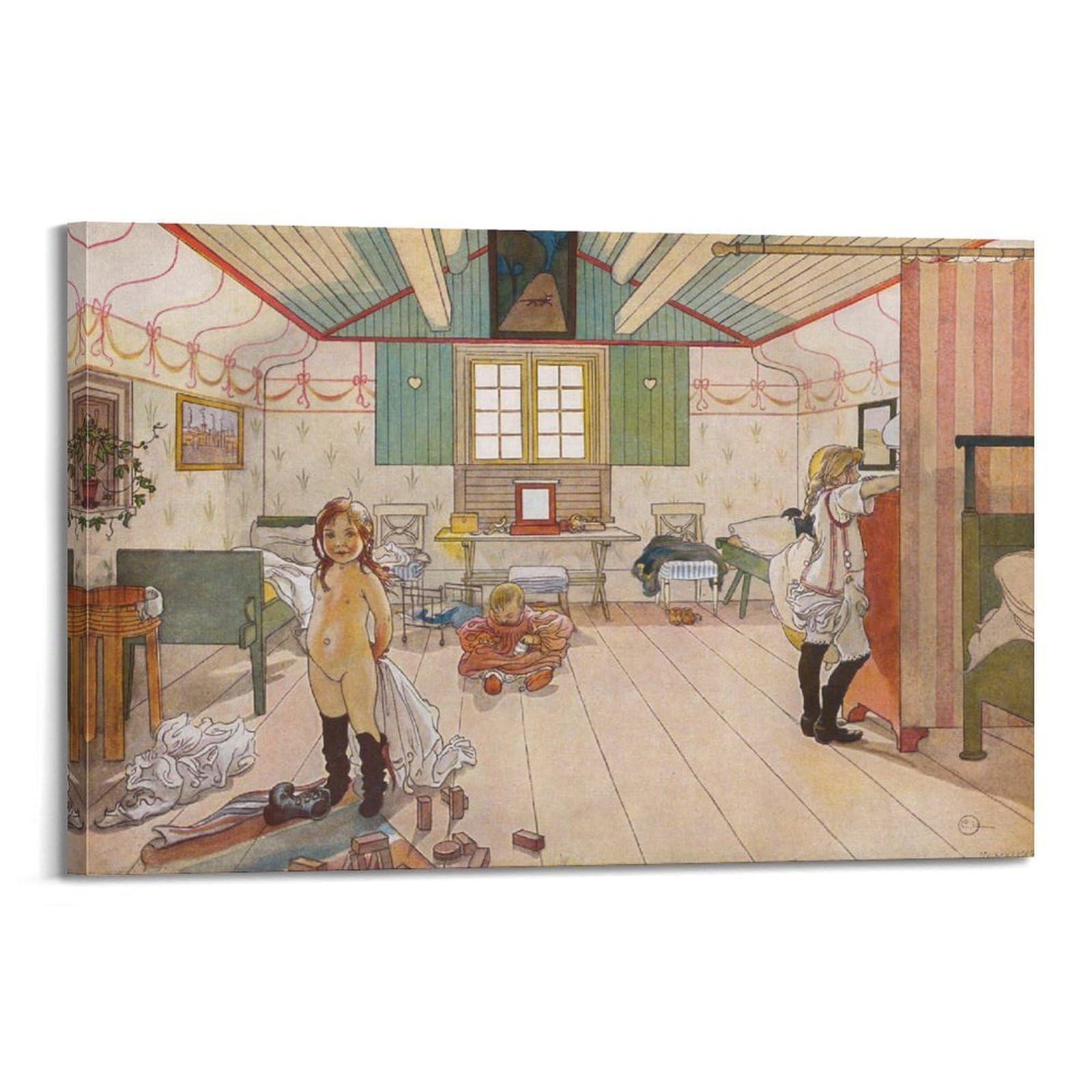 Affiche Carl Larsson 40x60 cm pour salle à manger : impression d'art premium