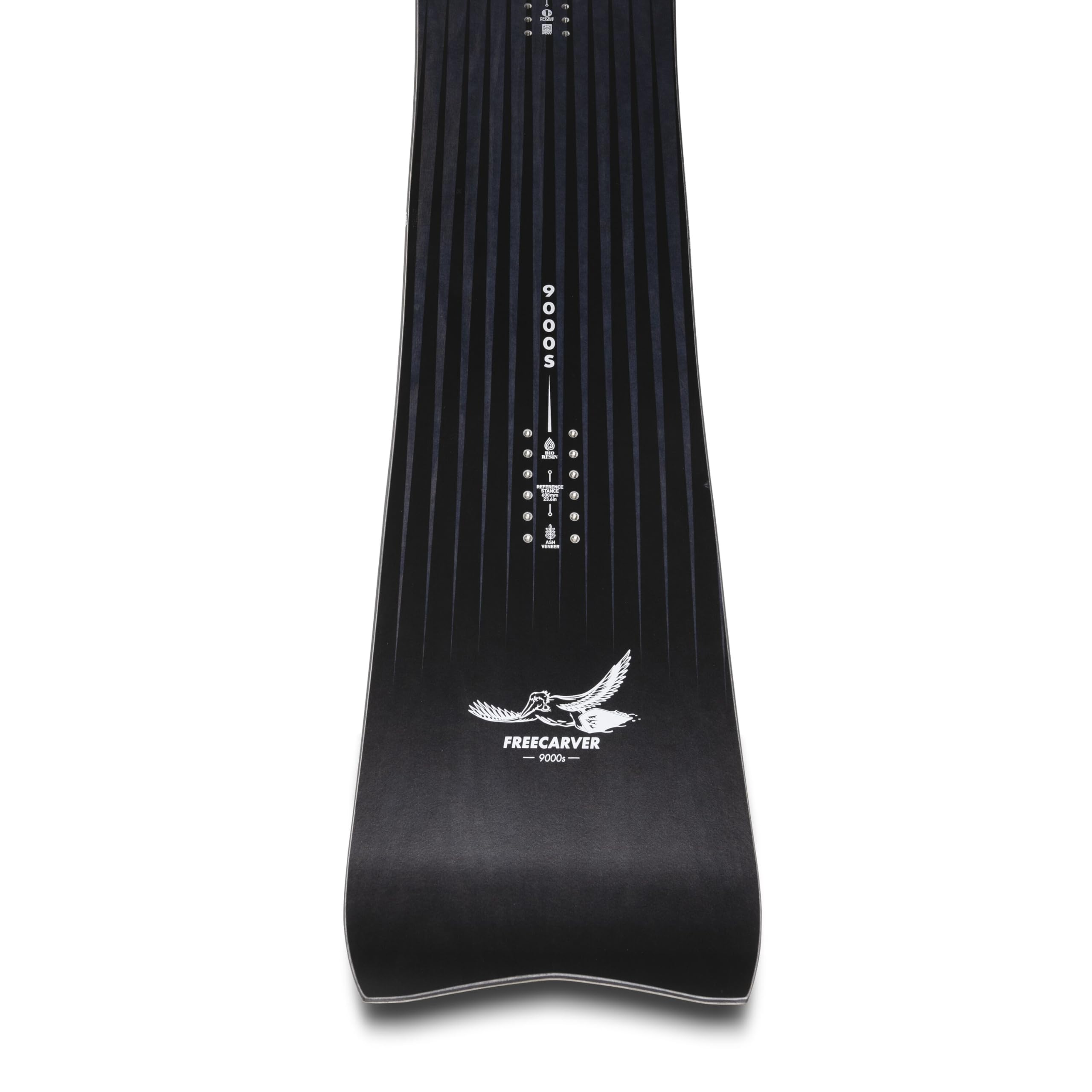 JONES - Freecarver 9000S, Snowboards Carver, Ideal for high Speed Carving and All-Mountain Charging, Size 152, Color Black