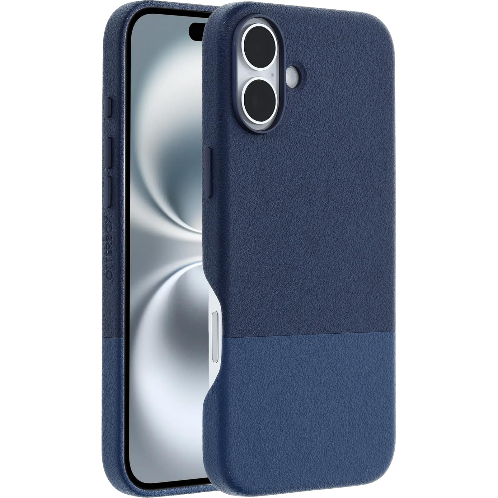 OtterBox Leather Alternative MagSafe Etui do iPhone 16 Plus, Azure Oasis | Odporne na upadek, smukłe etui ochronne, trzykrotnie wyższa wytrzymałość niż wymagana zgodnie z normą wojskową