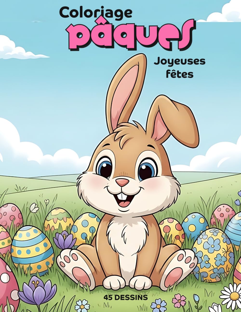 Livre de coloriage pour Pâques: Pâques