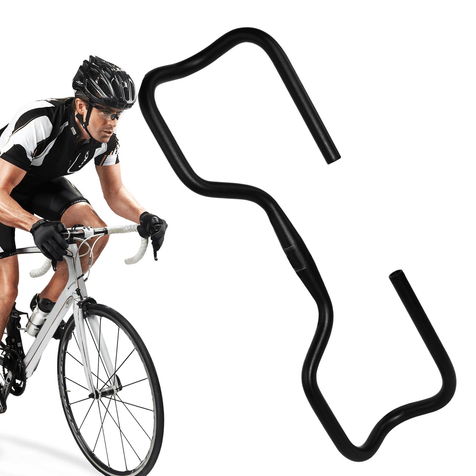 Fahrrad-Schmetterlings-Griff, Mountainbike, Schmetterlings-Lenker, Fahrradstütze, Lenker, Rennräder, Cruiser-Halterung | Fahrradstütze, Lenker, Rennräder, Cruiser-Halterung