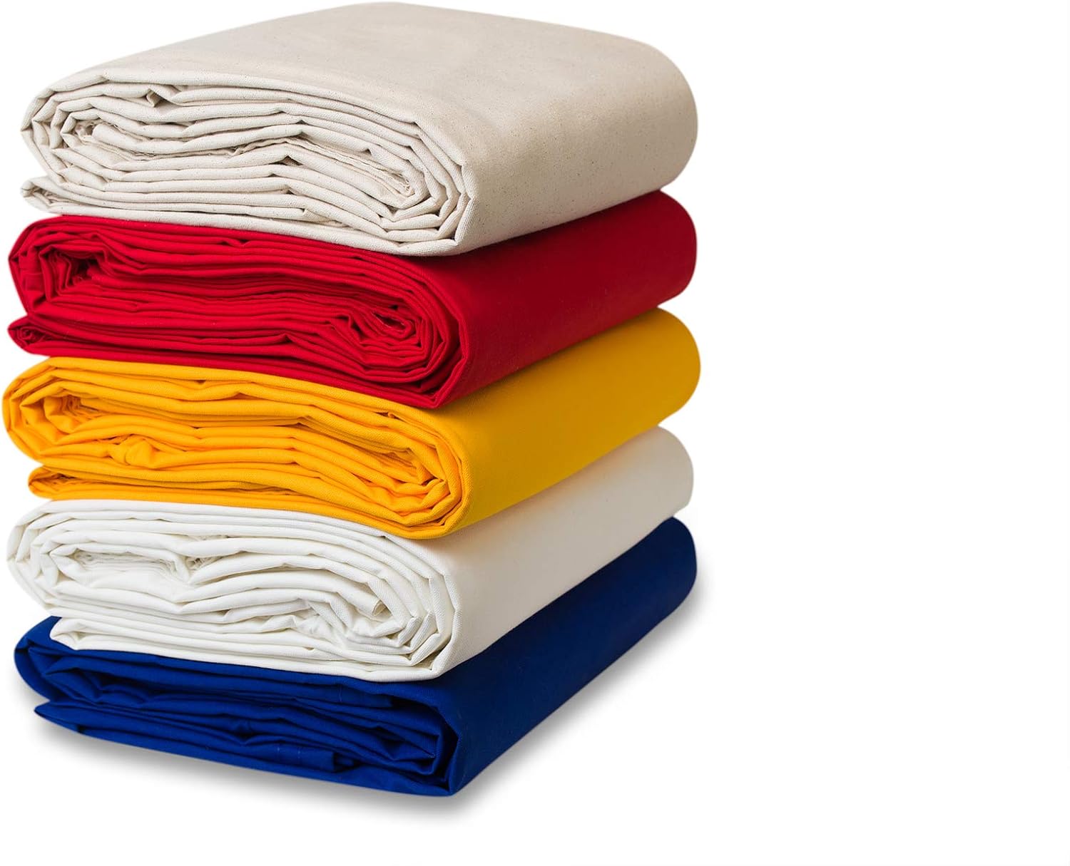 Cotton Canvas Drop Cloth (6 feet x 10 feet, Orange) - - 