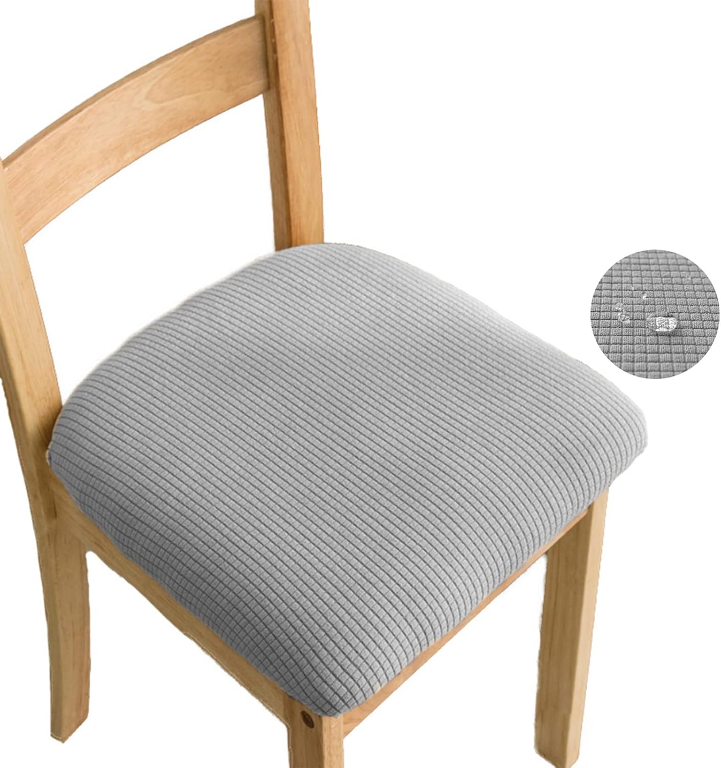 Dining Chair Seat Covers 4PCS Waterproof Stretch Dining Chair