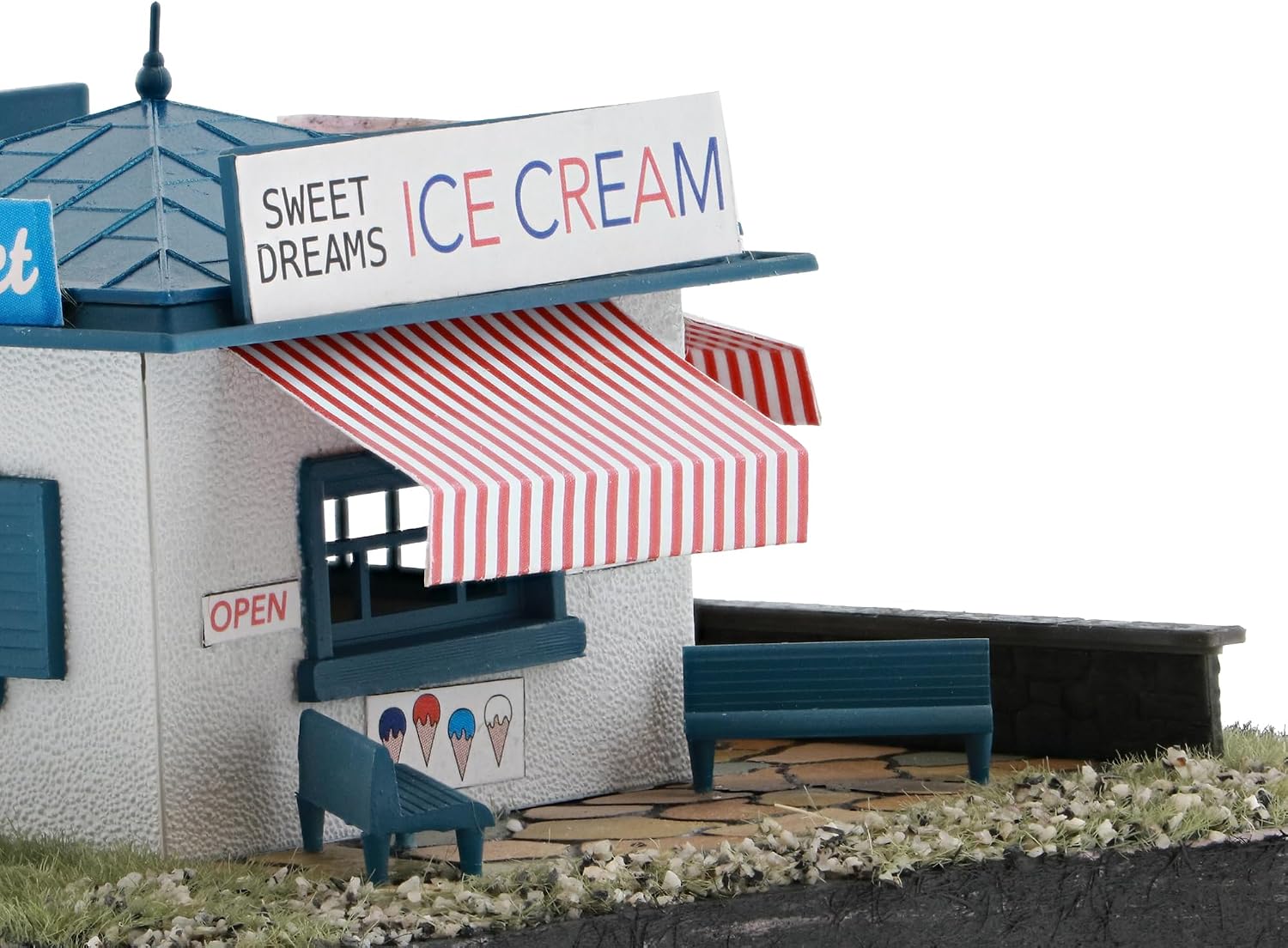 Lionel Ice Cream Shop HO Gauge Model Train Building Kit