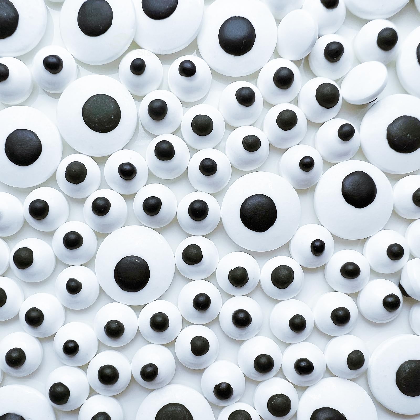 SE Si&Moos Jumbo Candy Eyes for Decorating Large Edible Eyes Small Candy Eyeballs Halloween Sugar Eyes Christmas Cookie Decorations Eyeball Sprinkles for Cake Decorations, Baking, Ice Cream, Cookies, Cupcake Toppers 3 OZ