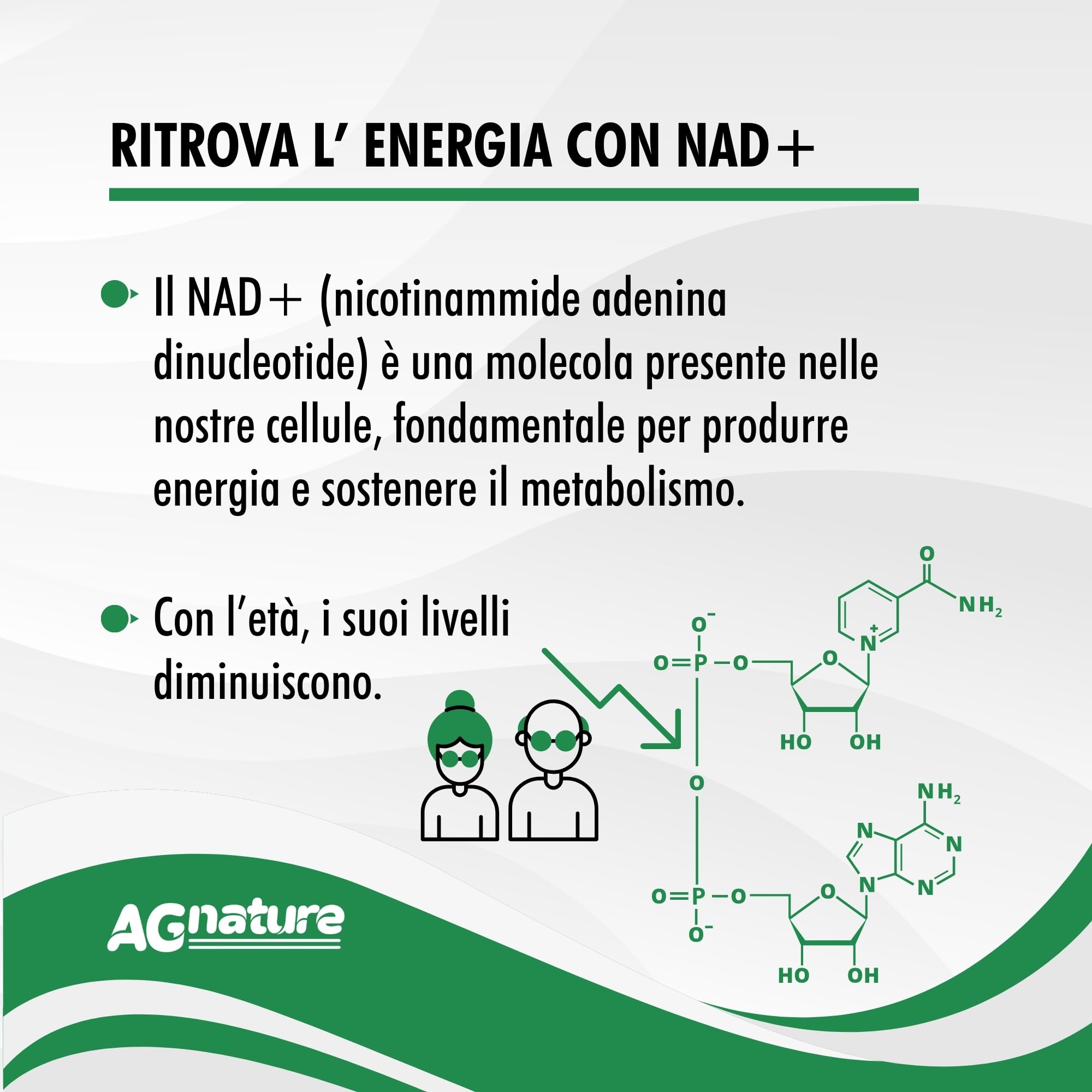 NAD Integratore Resveratrolo 1000mg Puro 60Cps - Complex Nad+ Anti-Età e Anti-Fatica con Niacina e Trimetilglicina