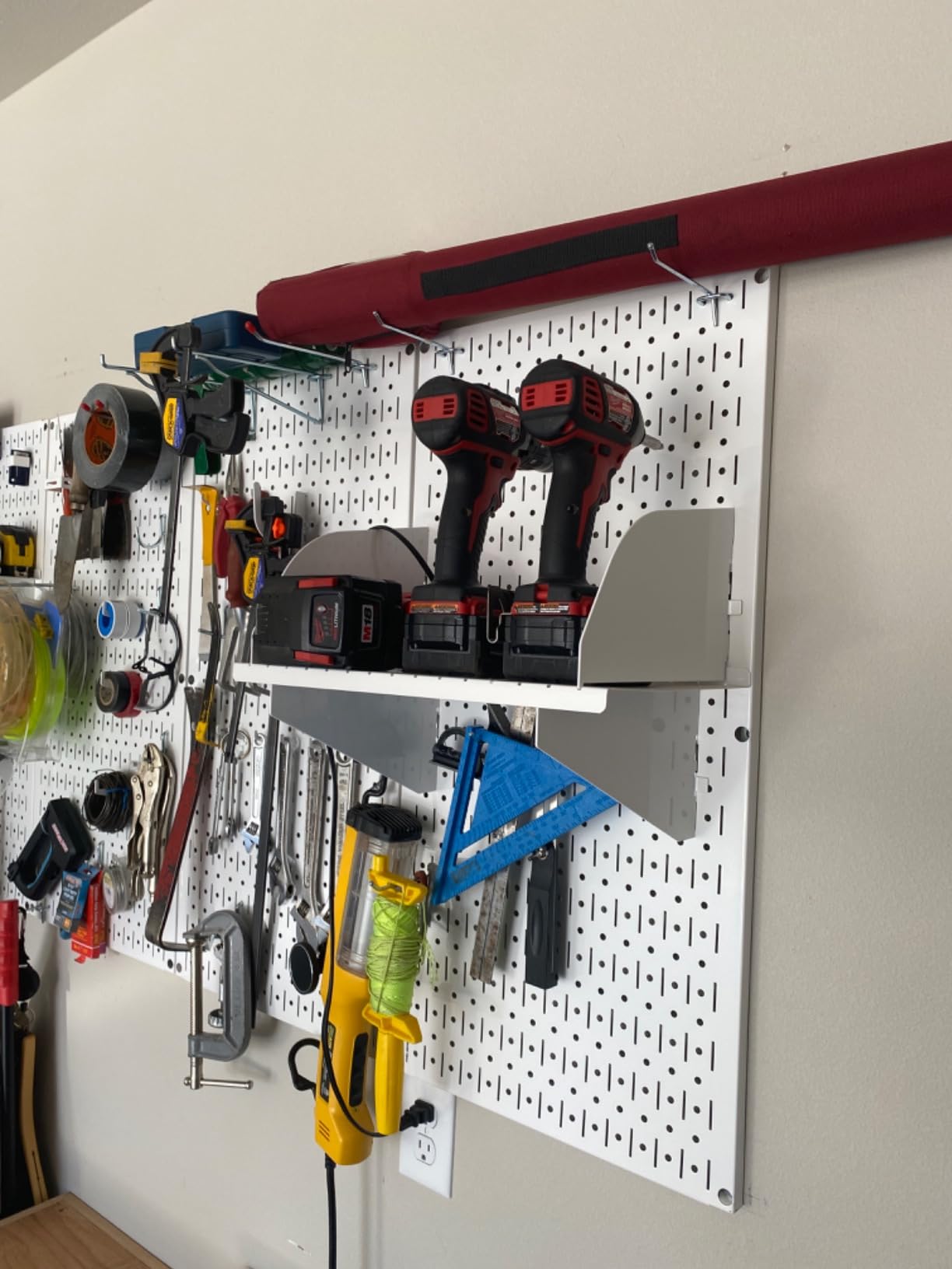 24/mo Finance Pegboard Organizer Wall Control 4 ft. Metal Pegboard
