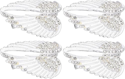 Miniatura 8 de 4Pcs Brooch Pin Diamond Angel Wing Pattern Cute Fashion Lapel Pin Coat Badges Accessory