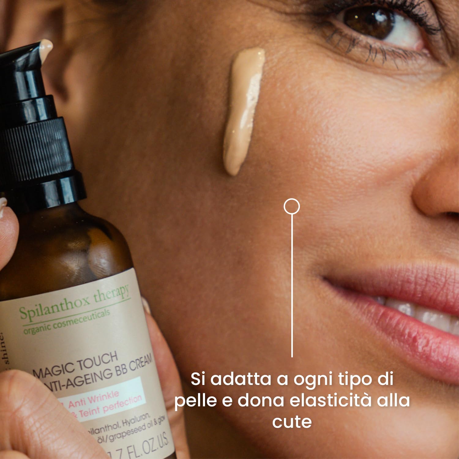 Spilanthox therapy - Magic Touch Anti-Aging BB Cream - BB Cream per una pelle morbida e un colorito radioso - spilantolo, acido ialuronico e zinco - crema viso - cosmetici naturali - 50ml