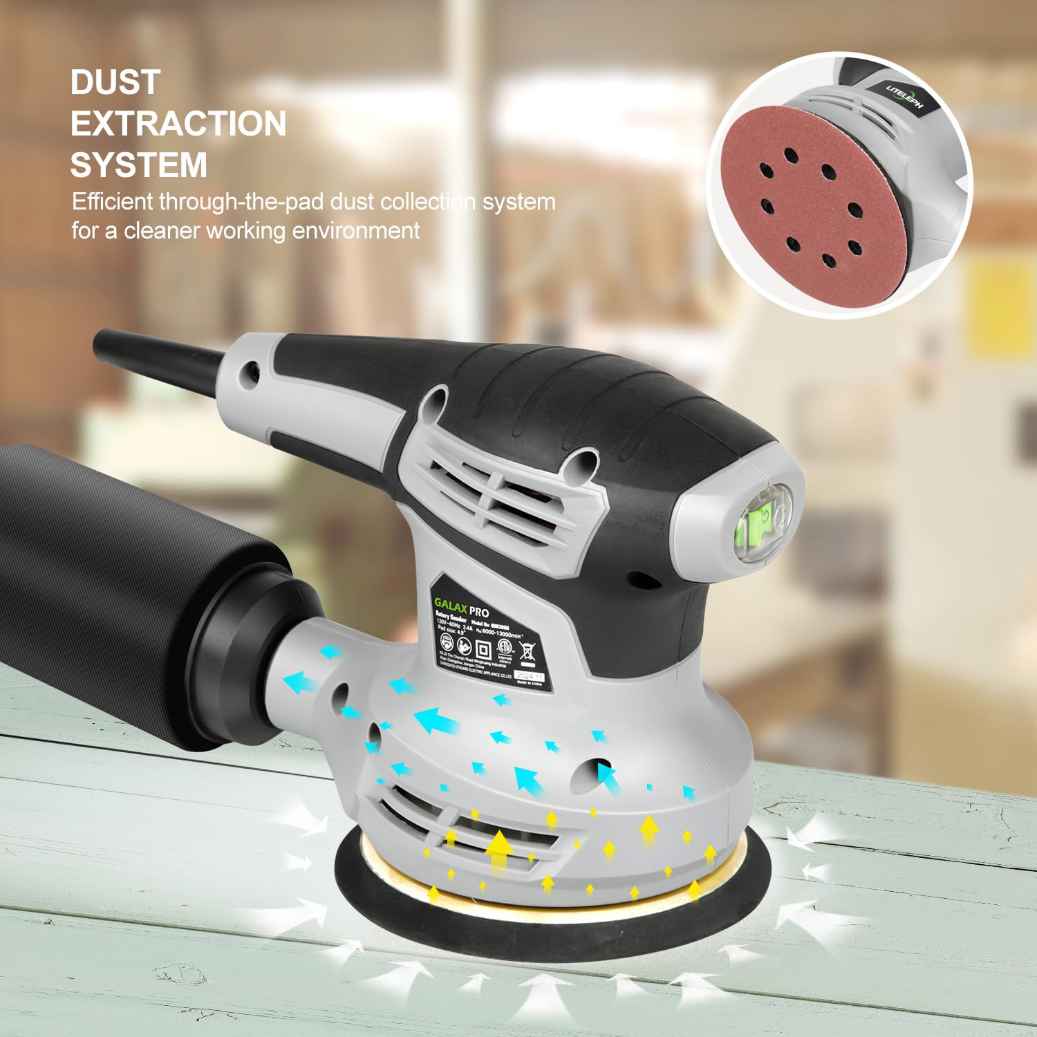 GALAX PRO Sander - 5" Random Orbital -2