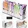 AIEVE Drink Packet Organizer, Mountable Water Packet Organization Holder with Adhesive & Magnetic Sticker, Pantry Organi