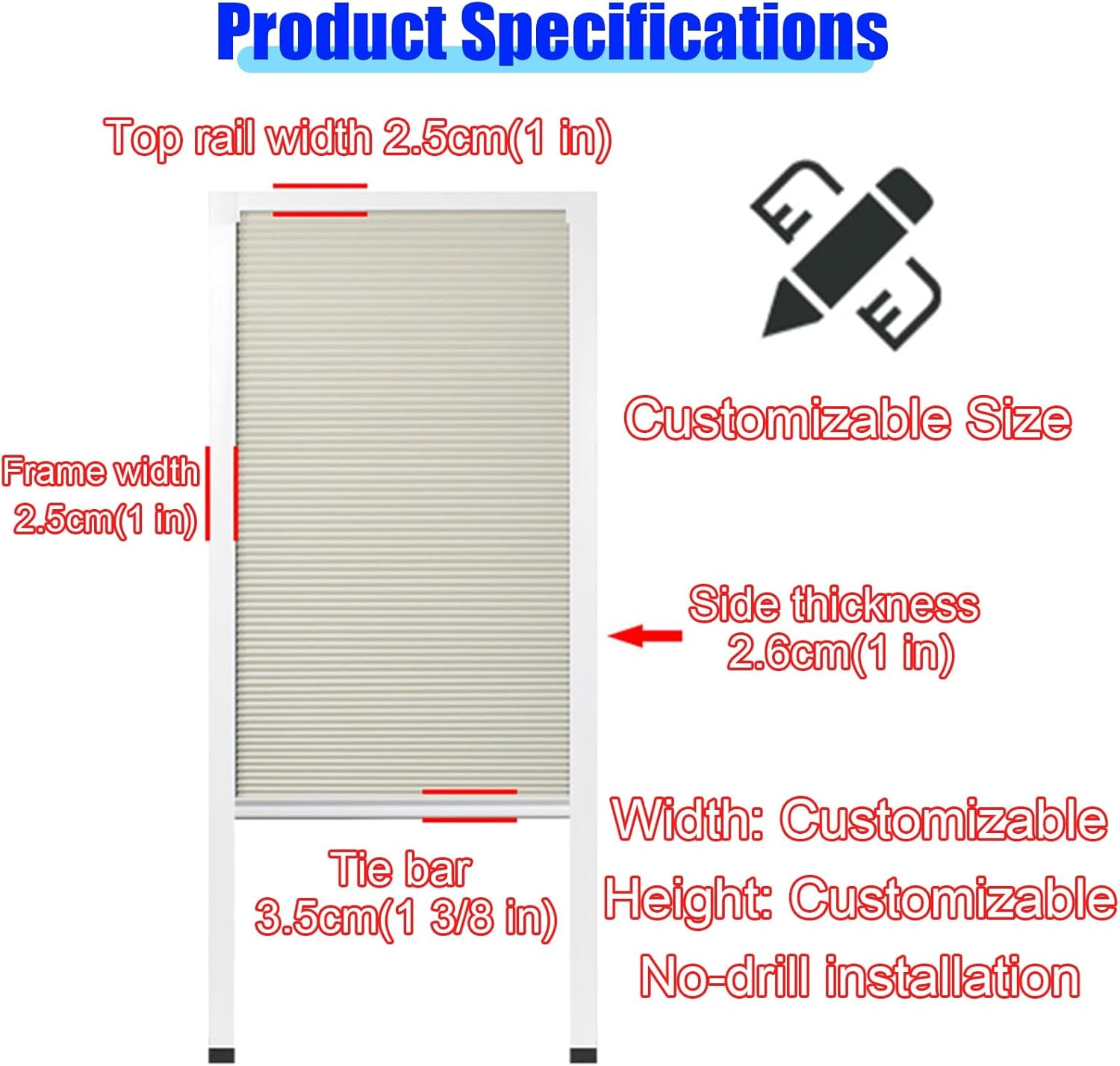 Honeycomb Pull Down Accordion Door - Retractable Waterproof Closet Doors 30x84, 36x84, 42x84, 48x84, 70x84, Ideal for Space-Saving Solutions (32x84in/81.2x213cm)