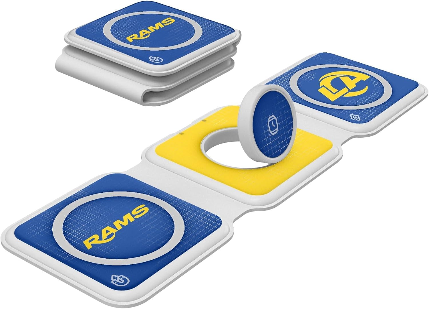 Keyscaper Los Angeles Rams 3-in-1 Foldable Charger