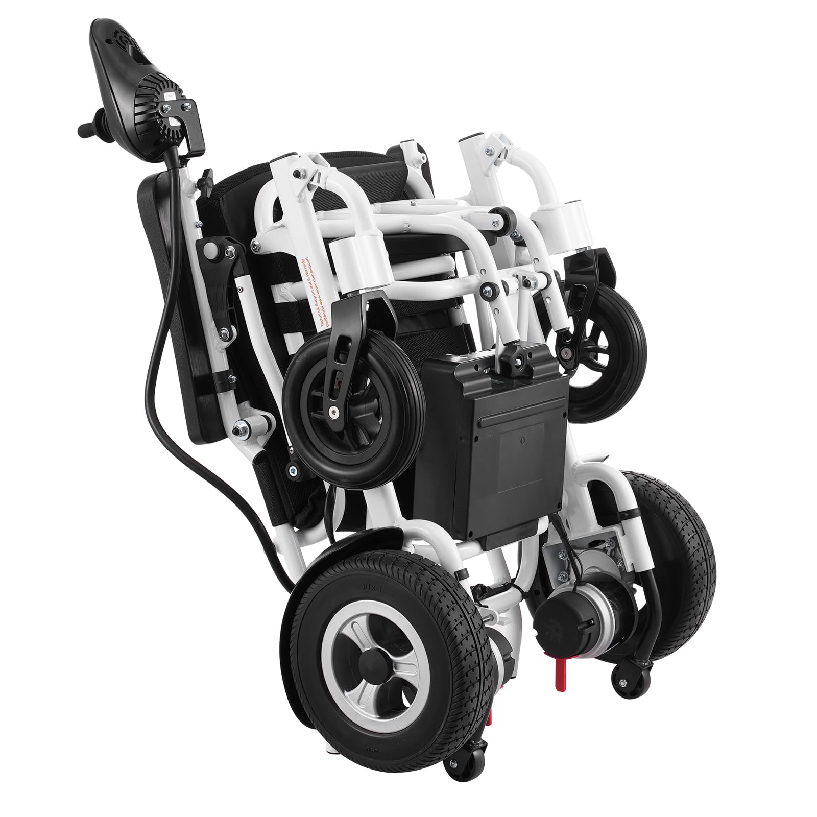 VEVOR Elektryczny wózek inwalidzki dla osób starszych, nośność 136,08 kg, szerokość 508 mm, lekkie składane zmotoryzowane wózki inwalidzkie, stop aluminium, 925 x 670 x 980 mm