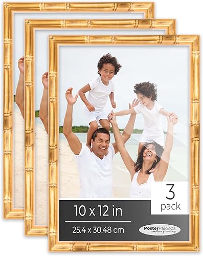 Miniatura 8 de Poster Palooza 11x14 Gold Bronze Picture Frame Set Pack of 3 11x14 Wood Picture Frames for Gallery Wall 3 11x14 Gold Bronze Frames