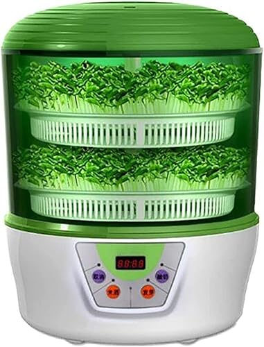 La máquina inteligente de los brotes de haba de la capacidad grande de la doble-capa, crece el proceso alimenticio que crece las semillas verdes del