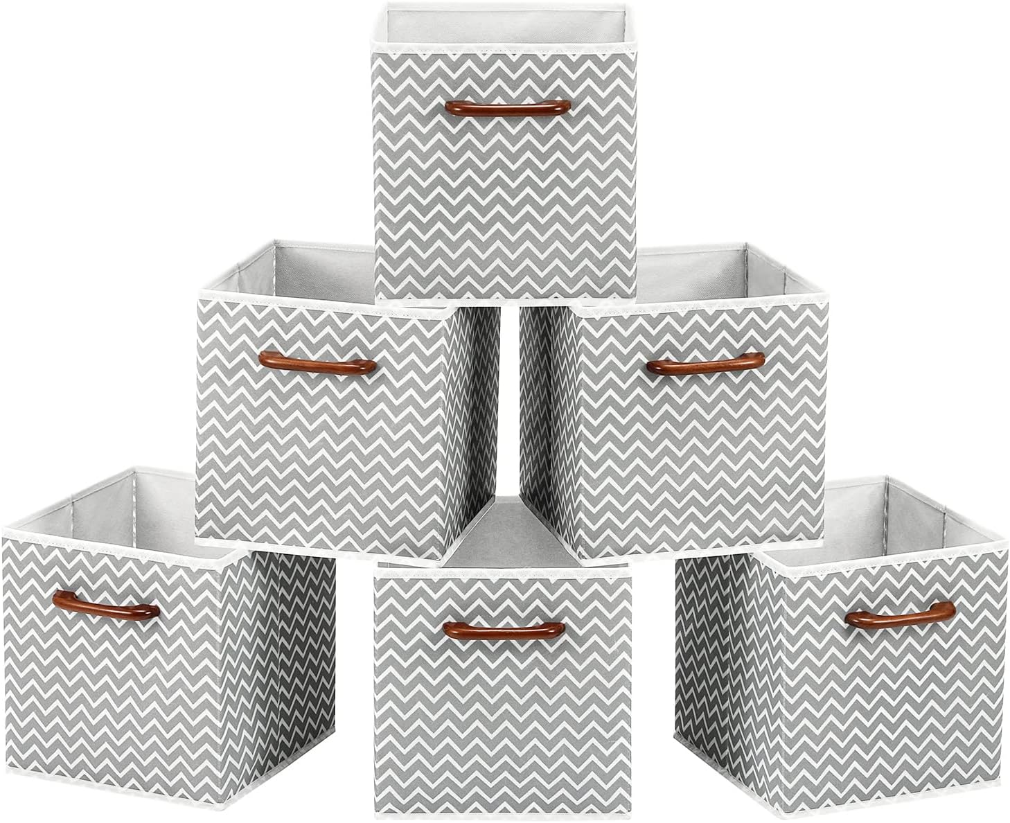 MaidMAX Cloth Storage Bins Cubes Baskets Containers with