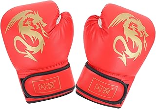 Garneck 1 De Luvas De Boxe Boxe Punch Mitts Luva De Treino Mitenes Infantis Luvas De Sparring Luvas Muay Thai Luvas De Saco Pesado Luvas Profissionais De Muay Thai Luvas De Boxe
