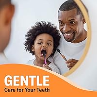 Vista 7 de Cepillos de dientes a granel de carbón envueltos individualmente, cerdas suaves con infusión de carbón de limpieza profunda, cepillo de dientes