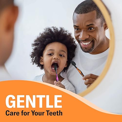 Miniatura 7 de natraco Cepillos de dientes a granel de carbón envueltos individualmente, cerdas suaves con infusión de carbón de limpieza profunda, cepillo de