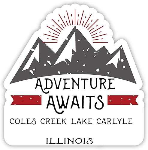 Coles Creek Lake Carlyle Illinois Souvenir - Imán para nevera (4 pulgadas)