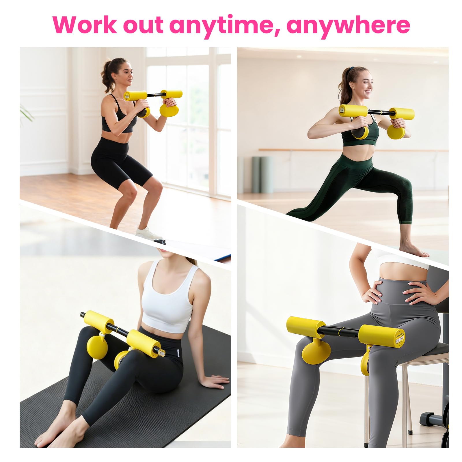 auvstar Beckenbodentrainer Donna Attrezzo, Attrezzo Interno Coscia e Allenamento Delle Braccia (25-30 libbre), Adatto per uso Domestico, in Ufficio e in Viaggio Attrezzatura per il Fitness