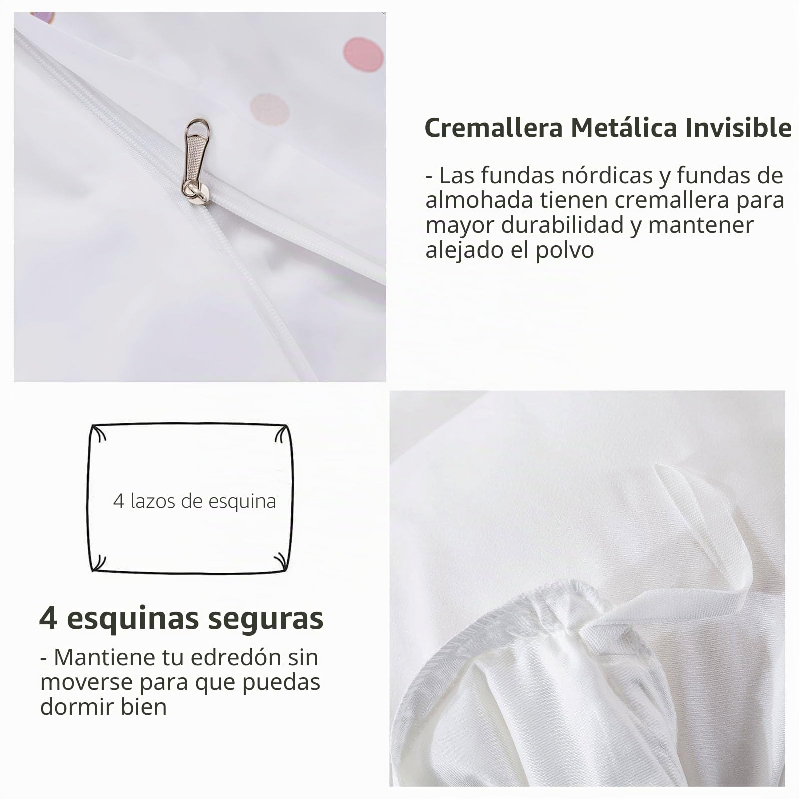 Juego de Funda Nórdica 3 Piezas Infantil para Cama 90 Caricatura Bailarina Cisne Juego de Funda de edredón 150x200 cm, Fundas de Cama de Polialgodón Suave Fundas Nórdicas