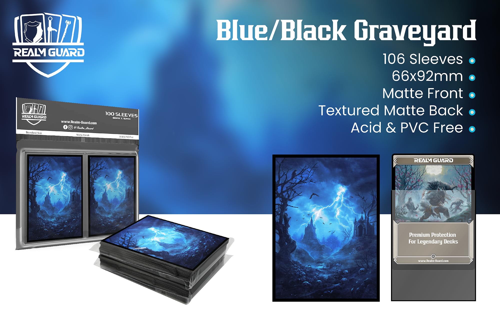 mtg dimir card sleeves MTG (Dimir Blue/Black Graveyard)