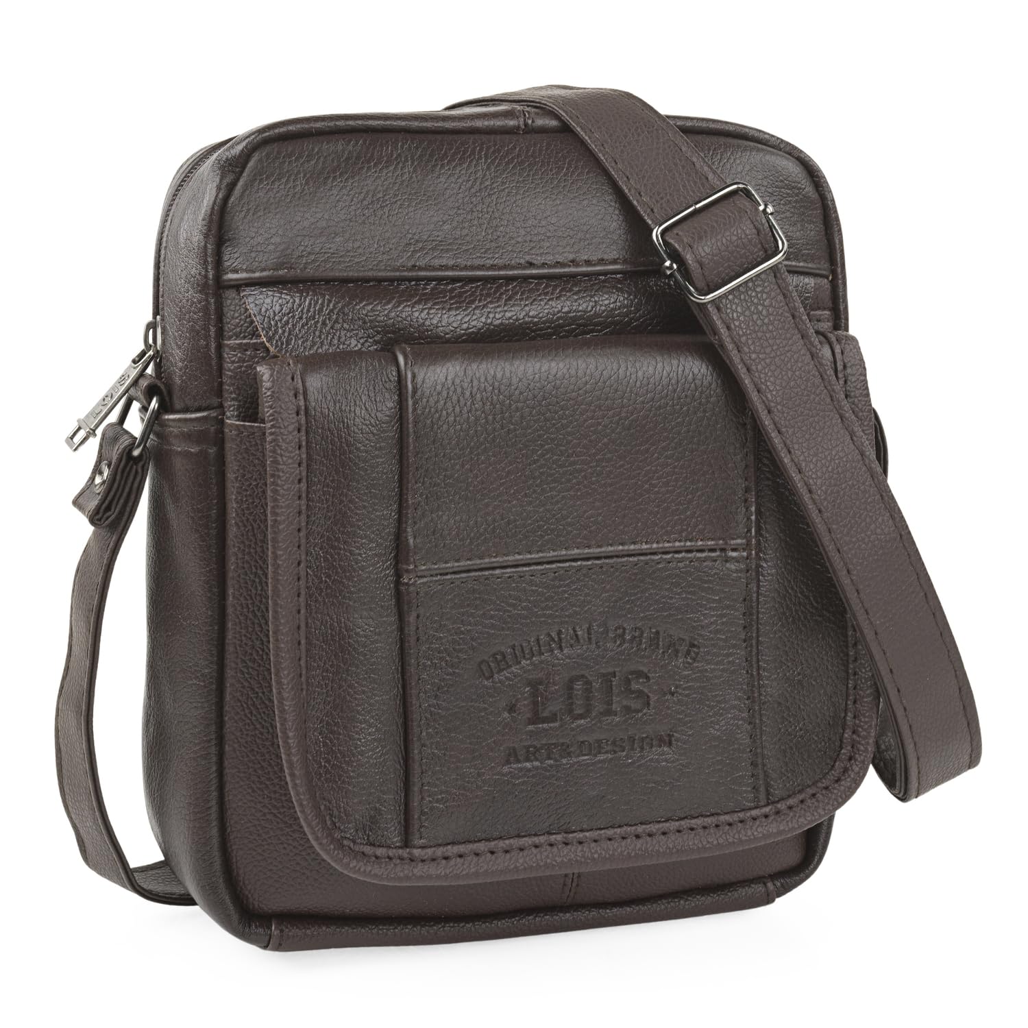Lois - Bolso Hombre Piel Vegana Estilo Moderno, práctico y elegante Bandole