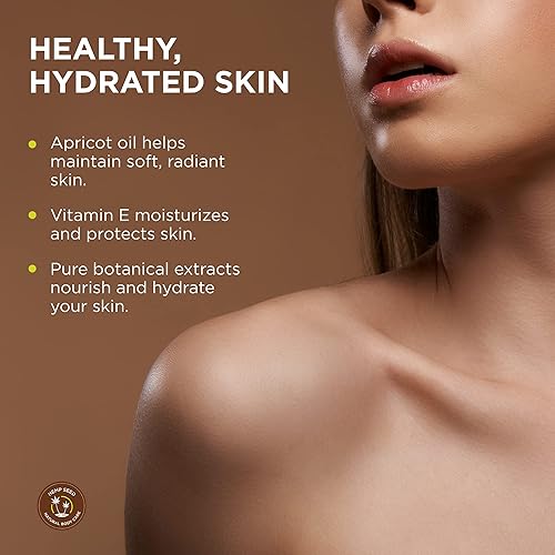 Miniatura 4 de Aceite corporal y de masaje de semillas de cáñamo, 8 onzas líquidas, aceite de masaje nutritivo e hidratante, aceite de semillas de cáñamo,