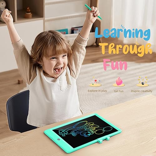 Miniatura 2 de Juguetes para niñas de 3 a 6 años, paquete de 2 tabletas de escritura LCD para niños, tablero de dibujo reutilizable, tableta de dibujo para niños,