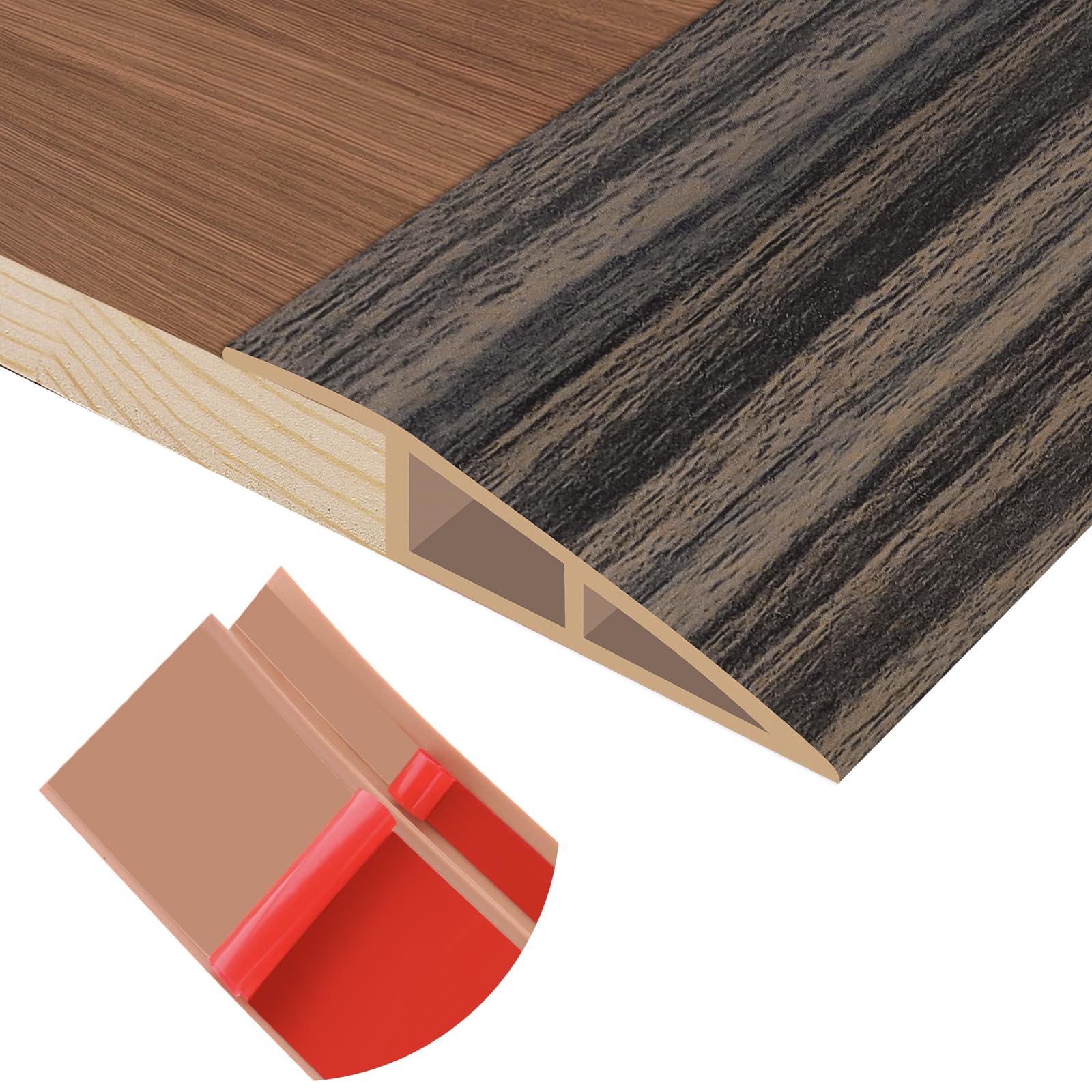 Photo 1 of Heonay Self Adhesive Vinyl Door Threshold Strip