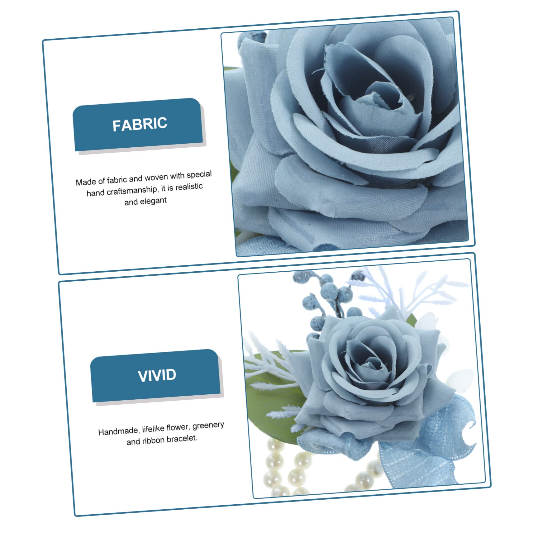 Amazon.co.jp: SAFIGLE 1 セット コサージュ 装飾 プロム 手首 花  