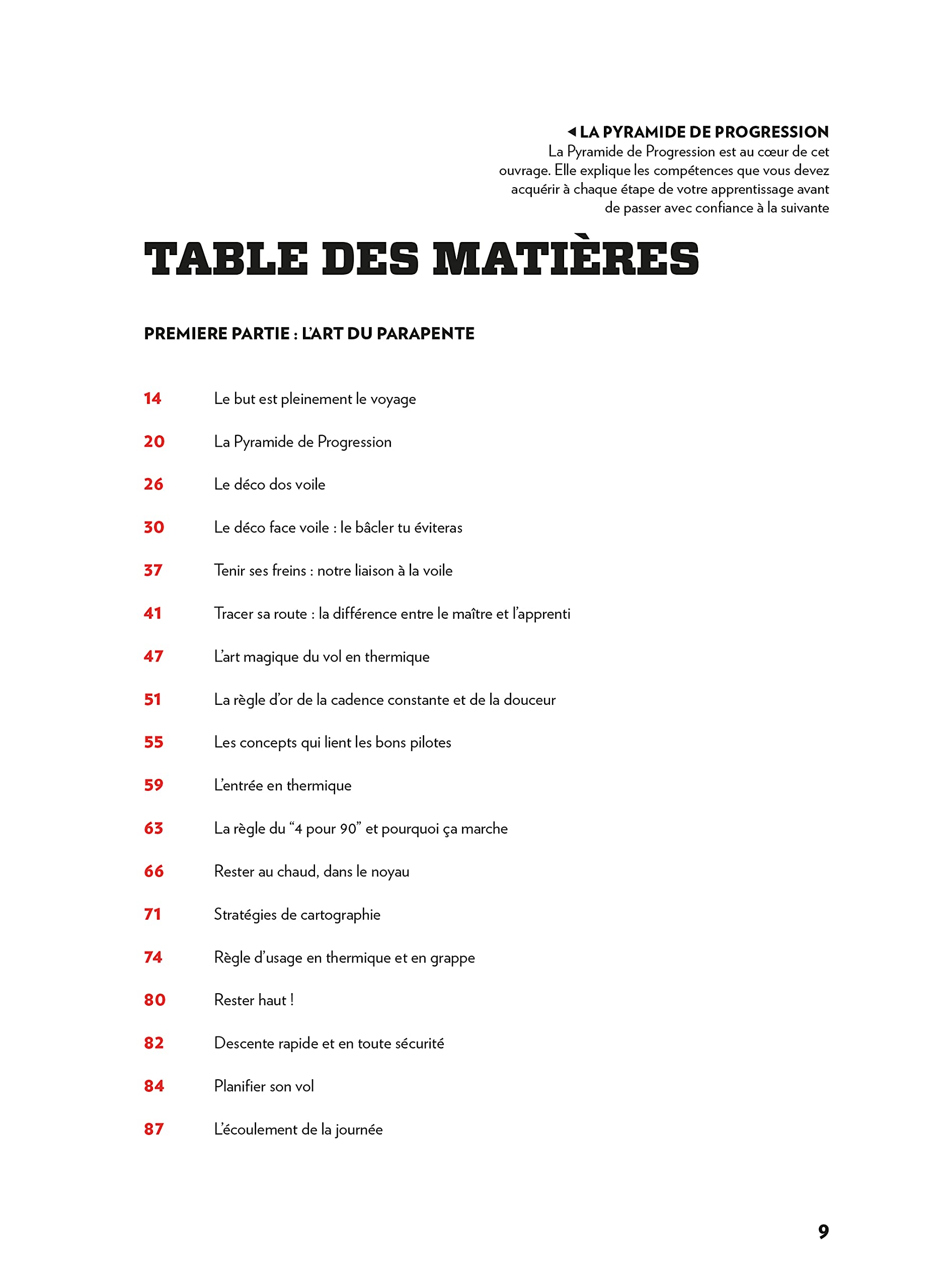Maîtriser en Parapente