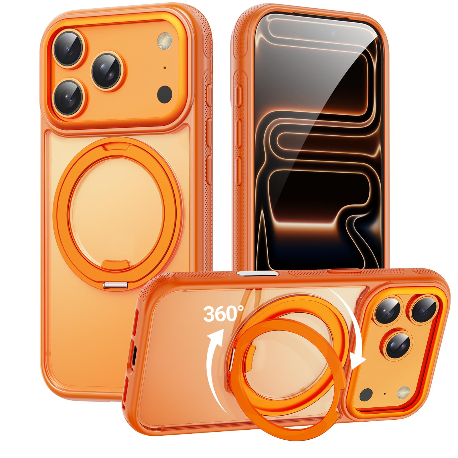 Amazon.co.jp: TFHaven iPhone 17 Pro 用 ケース コズミックオレンジ