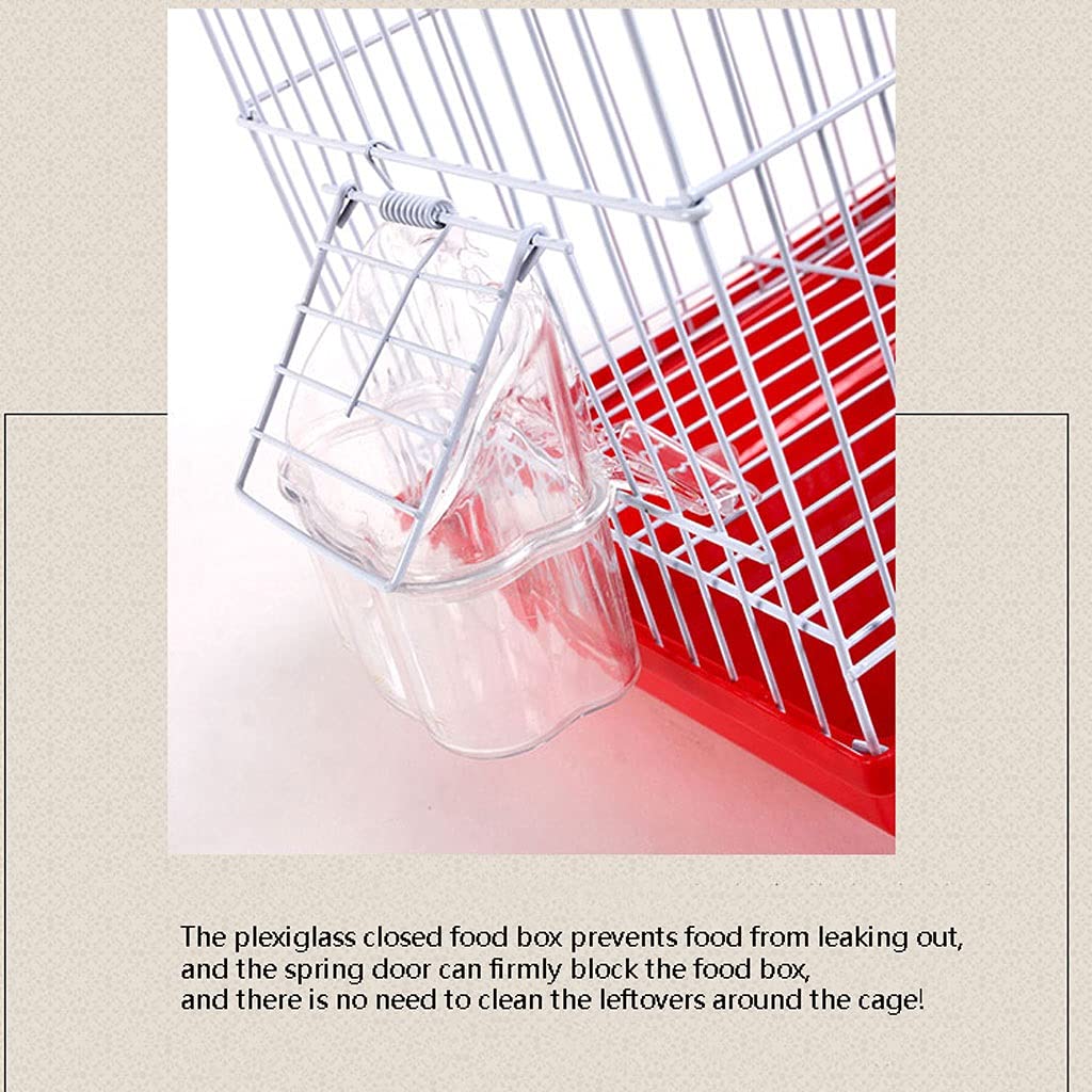 Jaulas para pájaros Birdcage de la azotea, Budgerigar Birdcage con Caja de alimentación, pájaros de Metal, Jaula de baño Ornamental for pájaros Canarios pequeños Jaula de Vuelo (Color : Blue)