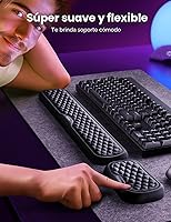 Vista 2 de Vaydeer Reposamuñecas para teclado y mouse, almohadilla ergonómica de soporte de muñeca para computadora, cojín de brazo de espuma viscoelástica