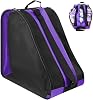 Roller Skate Bag, Ice Skate Bag Unisex, Figure Skating Skate Bags with Adjustable Shoulder Strap and Top Handle for Women Men(Pink)