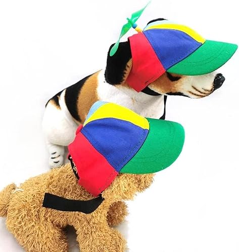 Miniatura 2 de Gorro de hélice para perro con agujeros para las orejas, protección solar deportiva, gorra de béisbol para mascotas, sombreros deportivos para