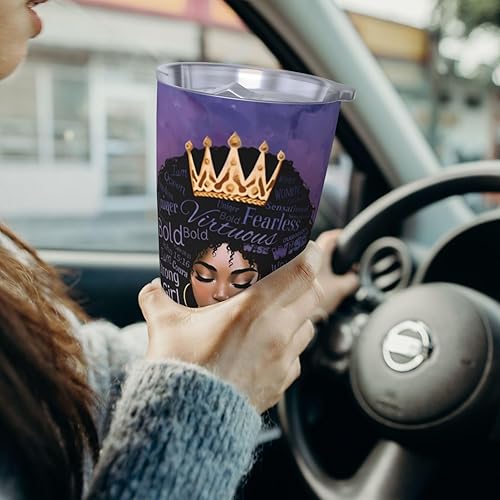 Miniatura 6 de uevnjfw Taza de acero inoxidable de doble capa con diseño compacto y tapa sellada