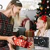 Digital Camera, 4K 44MP Autofocus Point and Shoot Camera with 16X Zoom 2.4 LCD Portable Compact Camera for Kids Teens Boys Girls Adults (Black)