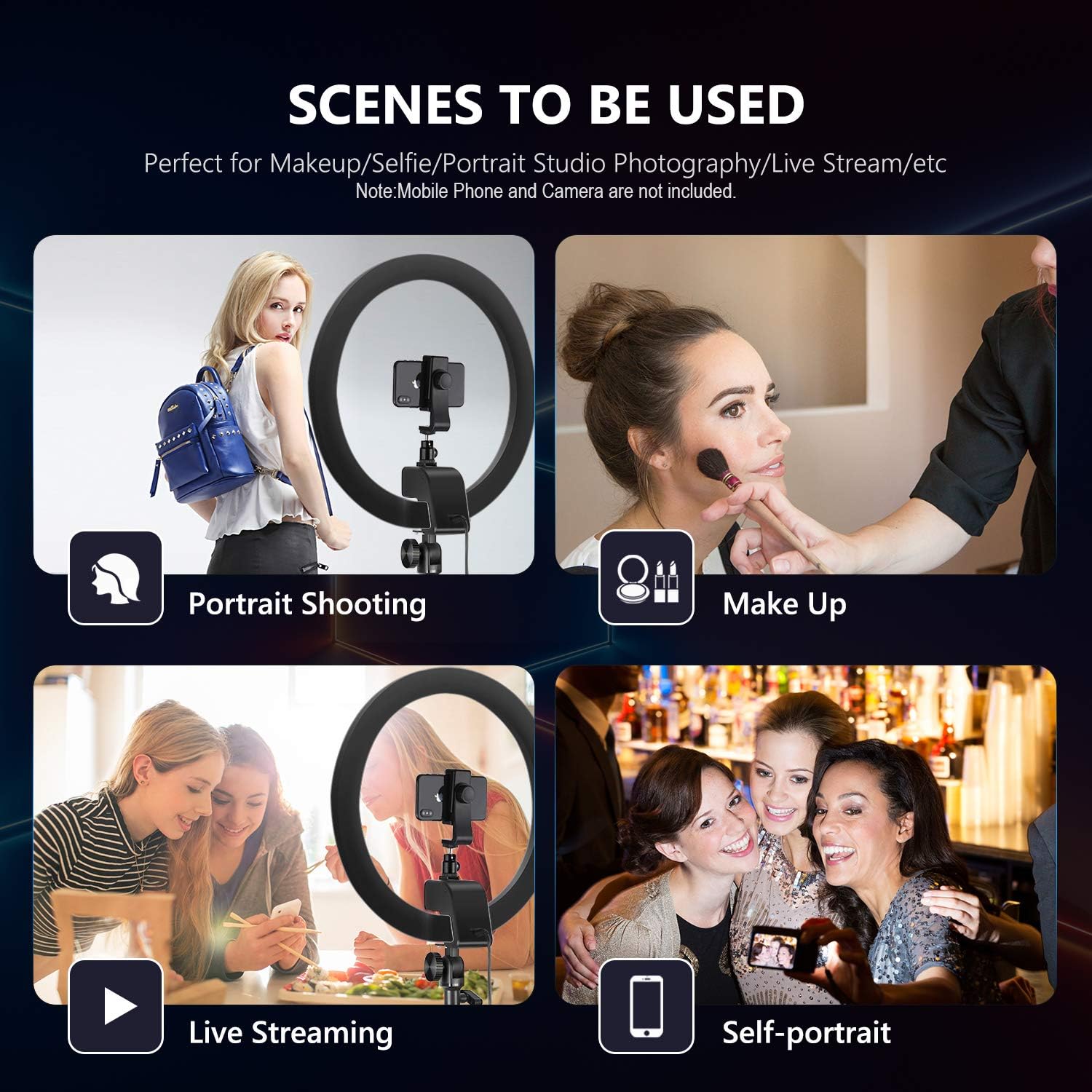 Black Friday - 50% OFF Neewer APP Control 16-inch LED Ring Light