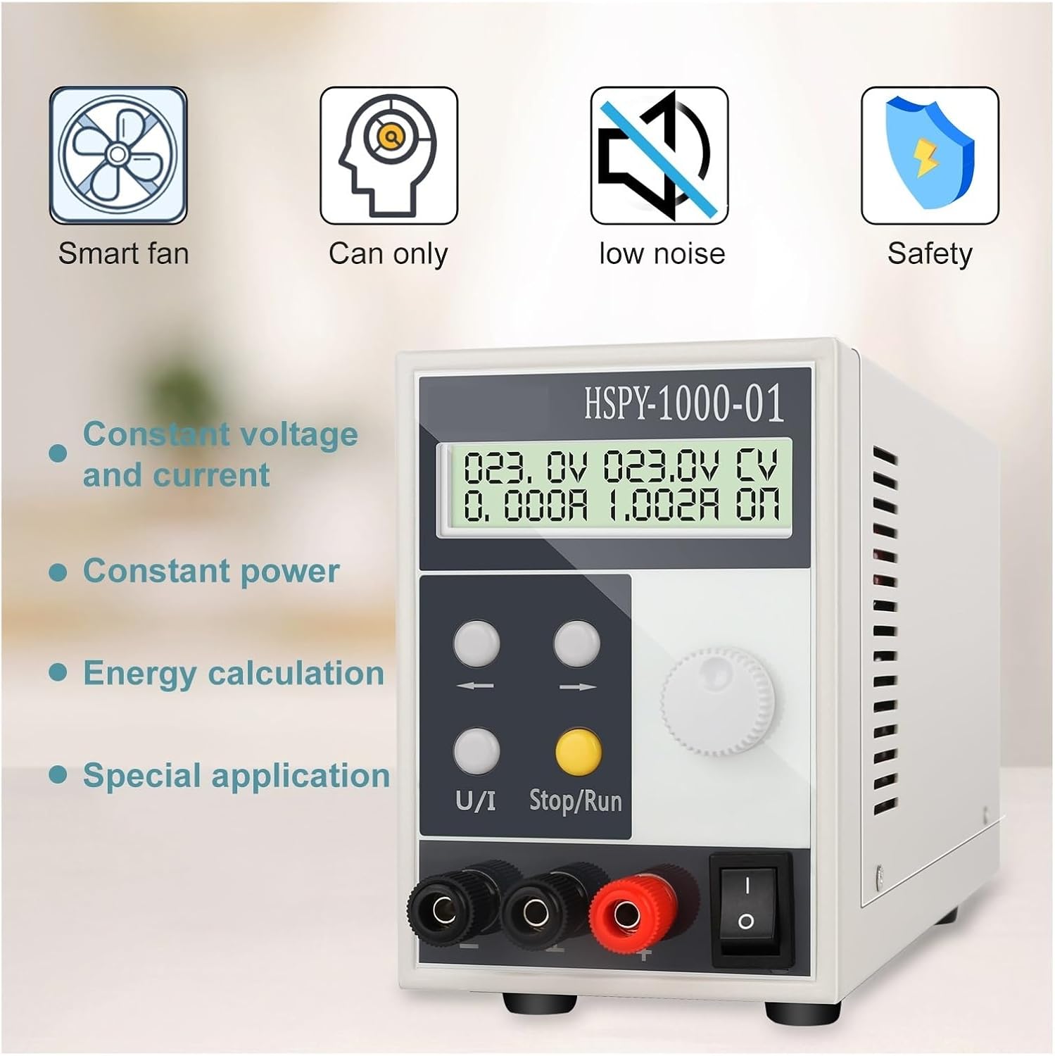 1000V Programmable Switching Regulated DC LAB Power Supply With RS-232 Interface Software Connect PC Voltage Regulator With 4-Digit LED Display 0.1-1A Widely Used(1000V 0.5A)